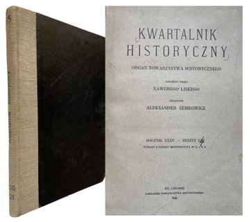 KWARTALNIK HISTORYCZNY 1921