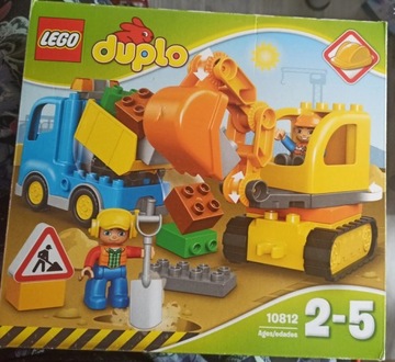 LEGO Duplo 10812-Ciężarówka i koparka gąsienicowa