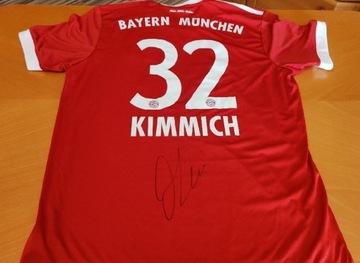Koszulka Bayern Monachium Joshua Kimmich Autograf