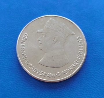 Moneta 50zł 1981 r. Władysław Sikorski