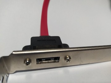 Kabel Adapter SATA do port e-Sata x1 PCI Śledź