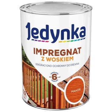 Jedynka Impregnat z woskiem MAHOŃ 0,9l