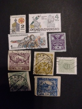 Znaczki stare Czechosłowacja 