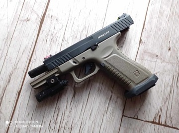 pistolet asg glock 17 aps  metal blow-back gazowy 
