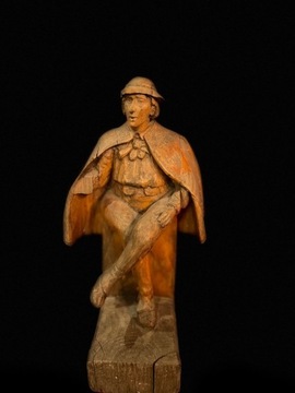 Rzeźba zakopiańska Sabała przedwojenna