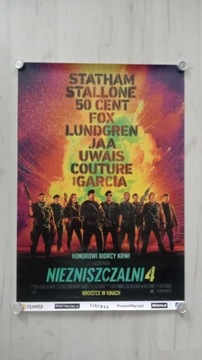 Plakat filmowy "Niezniszczalni 4"