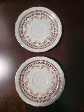 Piekne porcelanowe 2 talerzyki deserowe Kahla 