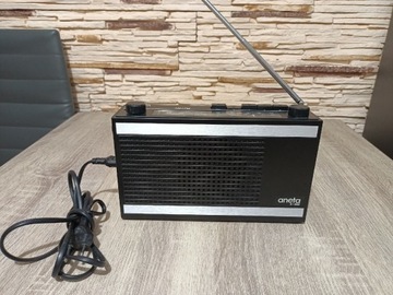 Radio UNITRA Aneta R-605, przestrojone, VINTAGE! 