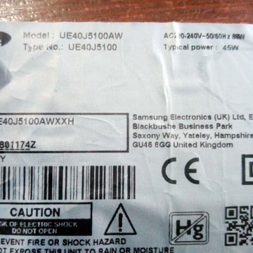 Płyta główna do Samsung ue40j5100