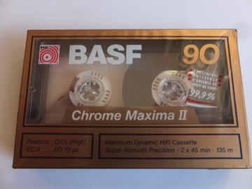 Kaseta magnetofonowa Basf Chrome Maxima II 90