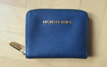 Portfel Michael Kors granatowy saffiano 