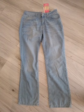 Nowe spodnie Jeansy Indygo blue  31/34, 42