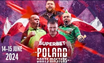 2 bilety na Poland Darts Masters - 15.06.2024(sobota)