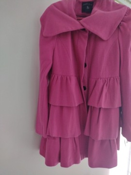 Płaszcz długi ,damski -Dorothy Perkins  kolor różowy
