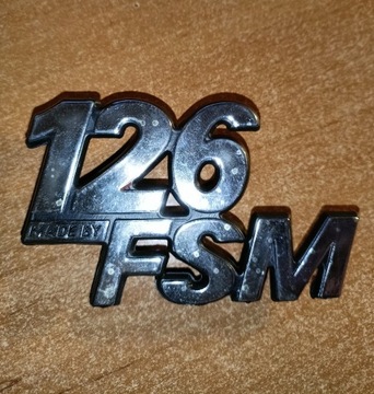 126 MADE BY FSM Nowy Emblemat Srebny