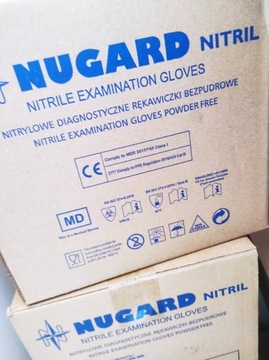 Rękawiczki nitrylowe niebieskie S Nugard