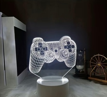 Lampka nocna dla gracza 3D 