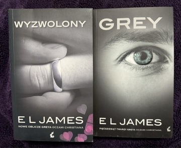 Wyzwolony i Grey 2 książki E.L. JAMES