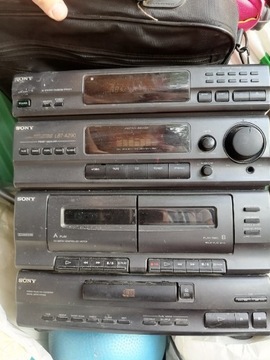 Wieża SONY LBT-A290 2xkaseta i Radio CD uszkodzone