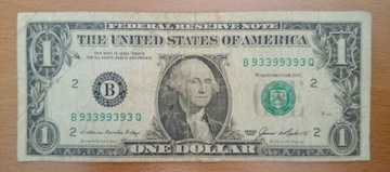 1 dolar US - 1985 (B 93399393 Q)
