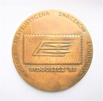 Medal Wystawa Filatelistyczna Bydgoszcz