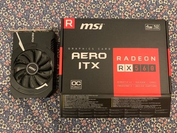 Karta graficzna MSI Radeon RX 560 Aero OC 4GB 