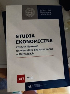 Studia Ekonomiczne nr 347 rok 2018