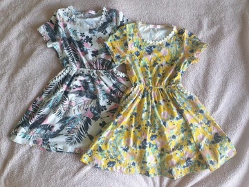 Letnie sukienki dla bliźniaczek 9-11 lat