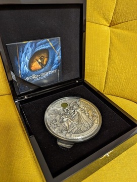 Moneta Miecz Przeznaczenia 50$ 1kg srebra Wiedźmin
