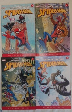 Marvel action spiderman  1,2,3,4 kpl 