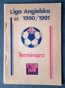 Liga Angielska 1990/1991 Terminarz