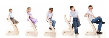 Krzesełka dziecięce  "ronące " regulowane "CHABER"