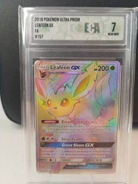 Karta Pokemon Leafeon GX 157/156 ECA 7