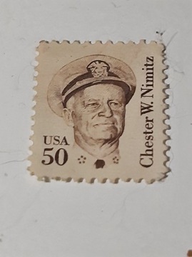 Znaczek pocztowy USA 50 CHESTER W. NIMITZ