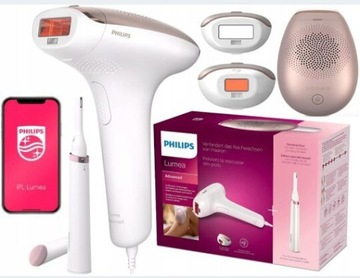 Philips Depilator IPL + trymer + 2 nasadki ZESTAW