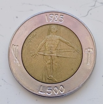 San Marino - 500 lira - 1985r. 
