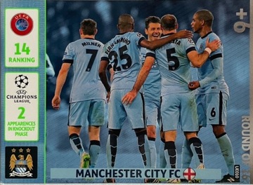 karta Manchester City FC, Panini, UEFA Ch.League