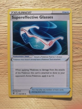 Karty pokemon Supereffective Glasses 152/189