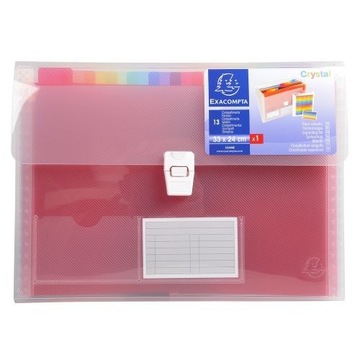 Exacompta 55298E Crystal teczka/organizer A4