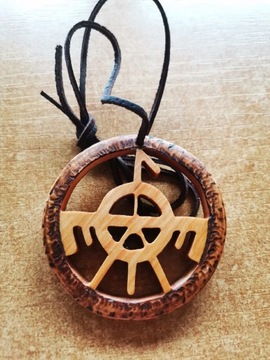 Raróg -wisiorek symbol amulet talizman  szczescie