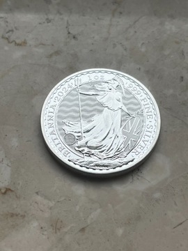 Moneta srebrna Britannia 2024