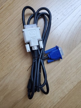 Kabel do monitora DVI - VGA