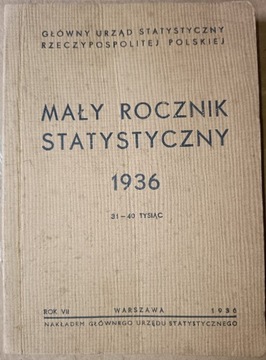 Mały rocznik statystyczny 1936 rok.