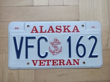 Tablica Alaska Veteran USA