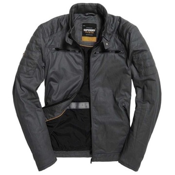 KURTKA MĘSKA SUPERDRY CARBON BIKER L NOWA 850 zł !