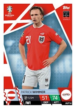 Topps EURO 2024 AUT 6 Patrick Wimmer