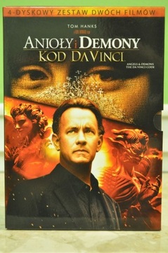 Anioły i Demony, Kod Da Vinci  4 DVD  PL