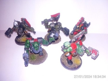 5 pomalowanych ork nobz