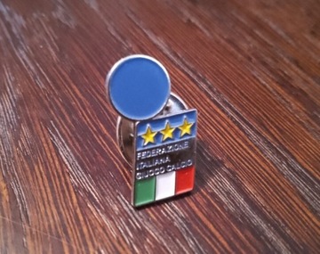 Odznaka klubowa reprezentacji Włoch -pinezka 