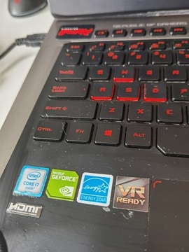 Laptop ASUS G752VM ROG 2017 rok 